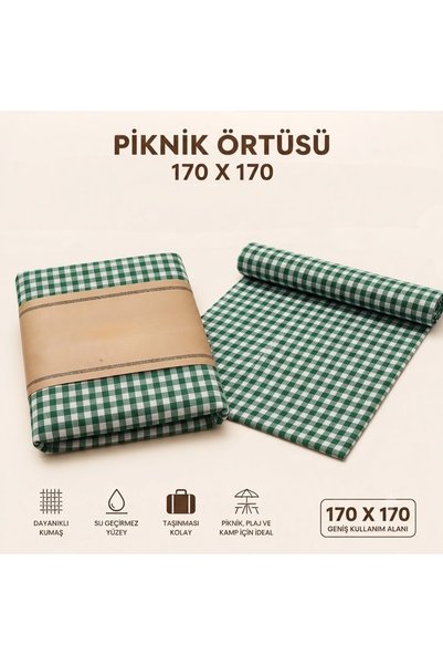 METE MUM 170X170 cm Multipurpose Picnic Mat, Camping Beach Mat and Tablecloth