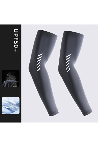 Choice7 XL dark gray Summer Men Cycling Sleeves Sun Protection Ice Silk Golf ...