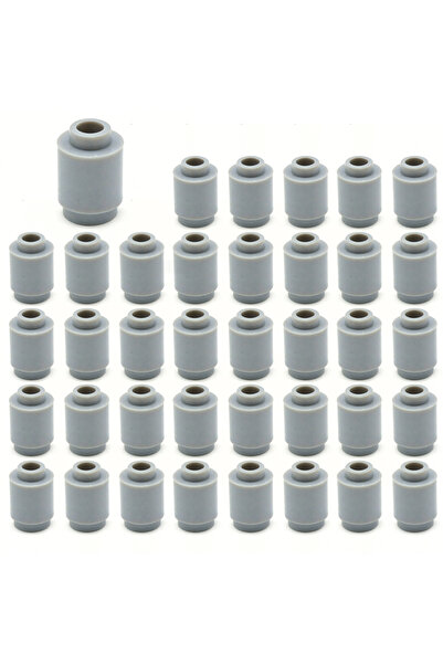 Choice4 light grey 100pcs Moc Brick Round 1x1 3062 Lamp Bead DIY Enlighten Bu...