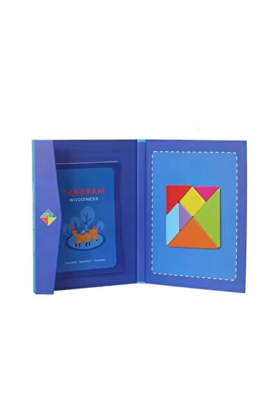 Choice 1pcs Funy 3D Magnetic Jigsaw Puzzle Tangram Board Geometric Shapes Mon...