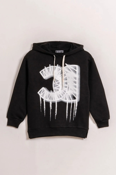 HAUSEkids 8-15 ετών D'Cavalle Loccano Unisex Παιδικό Ιδρώτα-Μαύρο