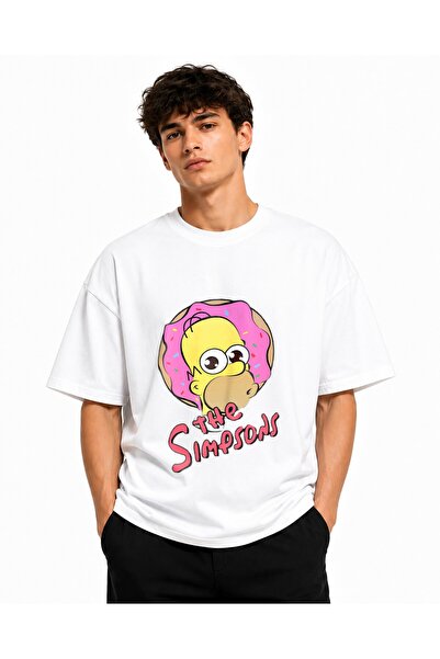 Inscriptie Tricou Unisex Bumbac Premium Casual " Simson Homer "