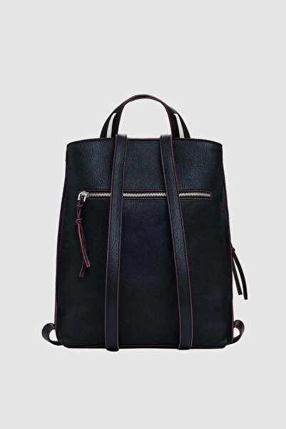 Desigual Rucsac de damă din piele ecologică cu cusături decorative
