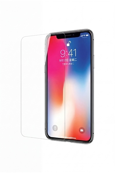 Fibaks Apple Iphone 11 Uyumlu Ekran Koruma Şeffaf Kısa Tamperli Cam Ekran Kor...