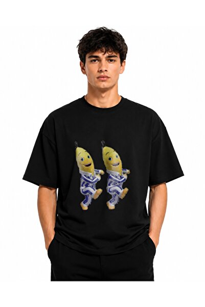 Inscriptie Tricou Unisex Bumbac Premium Casual " Banane dansand "