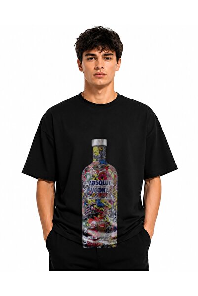 Inscriptie Tricou Unisex Bumbac Premium Casual " Albsolut Vodka "