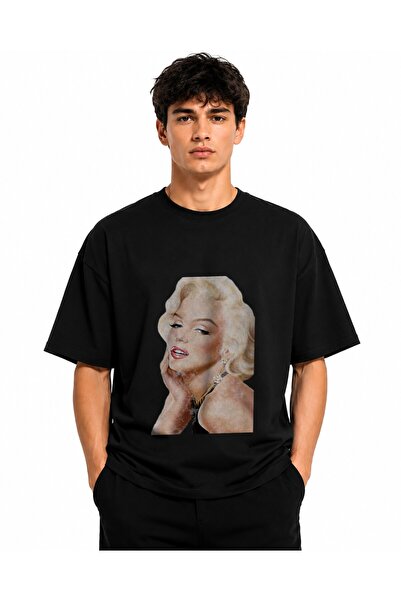 Inscriptie Ουνισέξ Βαμβακερό T-Shirt Υψηλής Ποιότητας "Μέριλιν Μονρόου 2 "