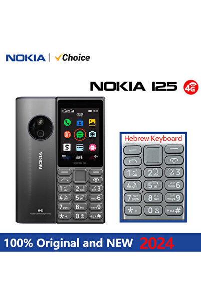 Choice Standard Package black New and Original Nokia 125 4G Feature Phone Dua...