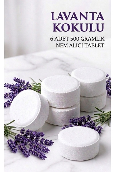Saban 3 Adet 2x500Gr - LAVANTA - Nem Alıcı Rutubet Giderici Yedek Tablet