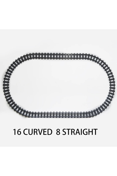 Choice14 16Curved8Straight1 Straight Train Tracks Curved Accessories Car Bloc...
