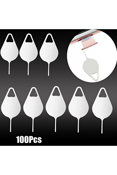 Choice 100 قطعة من أدوات فتح فتحات بطاقات SIM للهواتف المحمولة مصنوعة من الفو...