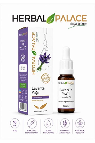 Herbal Palace Lavender Oil Essential 100% Pure and Natural (Lavender Oil) 10ml