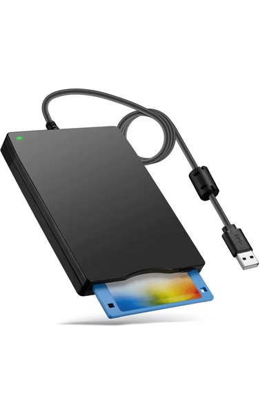 Choice black Floppy Disk Reader Drive 3.5" 1.44MB FDD External USB Floppy Dis...