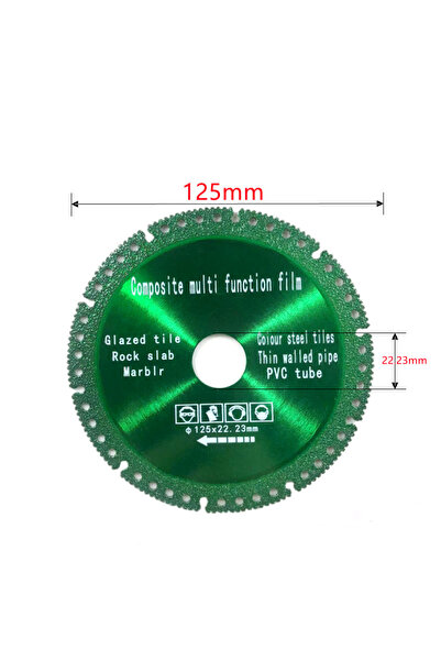 Choice 125x22.23mm 115/125mm Brazed Diamond Saw Blade Cutting Disc 22.23mm St...
