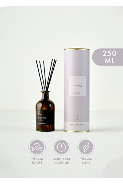 Bella Maison Black Oud Çubuklu Oda Kokusu Siyah (250 ml)
