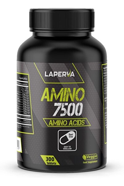 Laperva أقراص أمينو، 7500 ملغ، 300 قرص، نمو العضلات الهزيلة، حماية العضلات