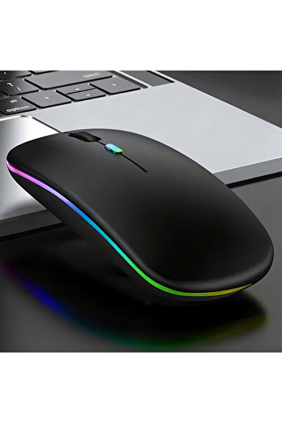 Choice black Wireless Bluetooth Mouse 2.4GHz Dual Modes RGB Rechargeable Mice...