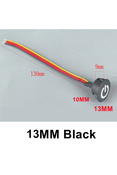 Choice8 1PCS 13MM Black 2-1PCS Smart Dimmable Home Touch Sensor Button Contro...