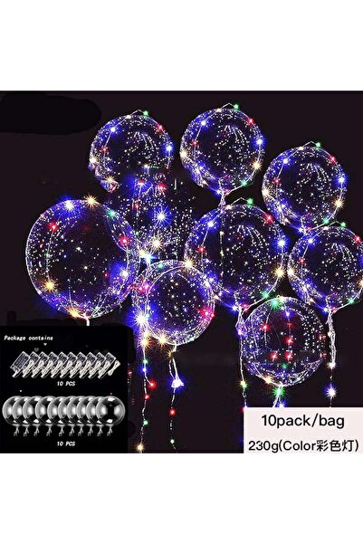 Choice 10pcs 20inch color 10pcs 20inch Light Up Balloons Glow in The Dark wit...