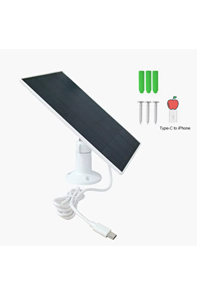 choice2 004 10W 5V Solar Panel Type-C Adapter Outdoor Solar Cell Charger Sola...