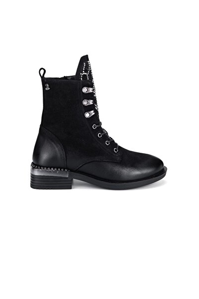 venüs ayakkabı Venus 1952706K Black Boots Women Black