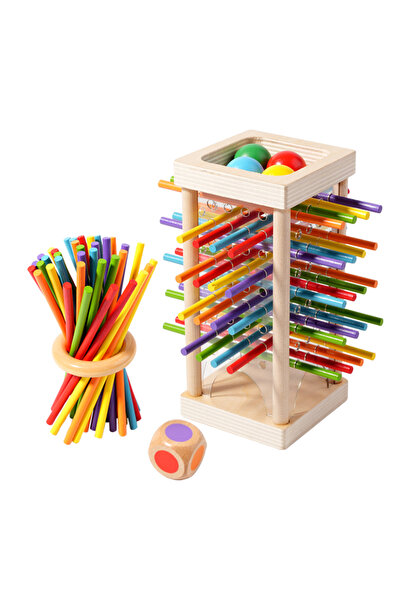 Choice1 tower of Pisa Baby Montessori Sensory Fine Motor Skills Toy Color Cog...