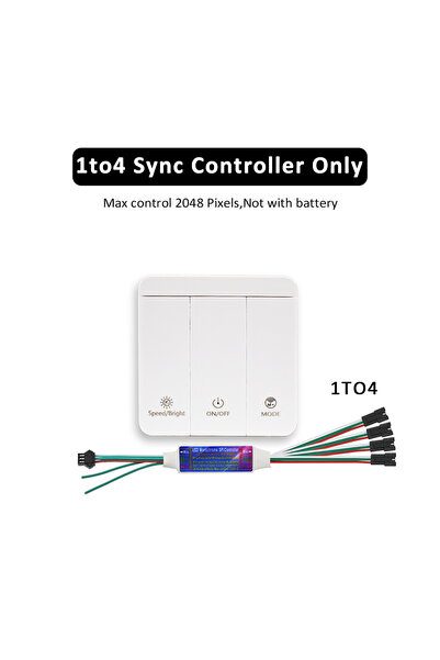 Choice sync controller WS2811 Running Water Led Strip SPI Controller Touch Pa...