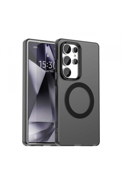 Samsung Husa MagSafe pentru Galaxy S25 Ultra S938, Techsuit, CandyCase, Neagra
