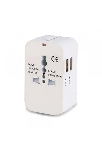 Techsuit Incarcator Retea HHT202 Travel, 10W, 2A, 2 x USB-A, Alb