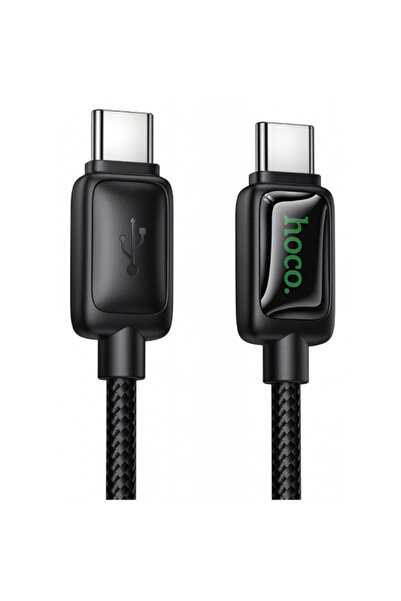 Hoco Cablu Date si Incarcare USB-C - USB-C U146, 60W, 1.2m, Negru