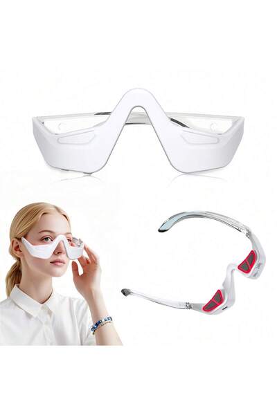 Choice WHITE Under Eye Red Light Therapy Device, Red Light Therapy Glasses fo...