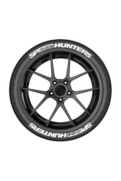 Choice 4WSPEED 4pcs For Two Tire SPEEDHUNTERS Car Motorcycle Tire Decor Stick...