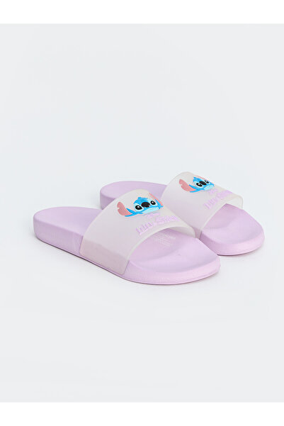 LC Waikiki Vizyon New Season Girls' Lilo & Stitch Printed Slippers