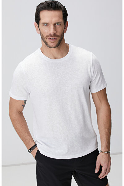Network Beyaz Basic T-shirt