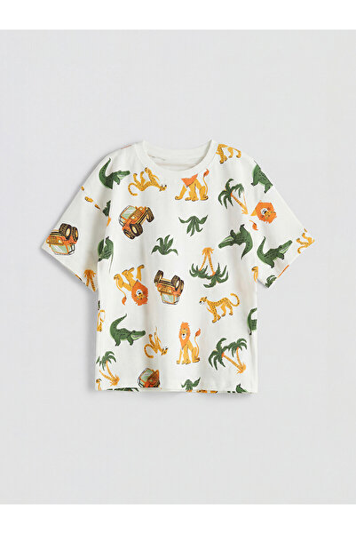LC Waikiki Original Boy's Patterned T-Shirt