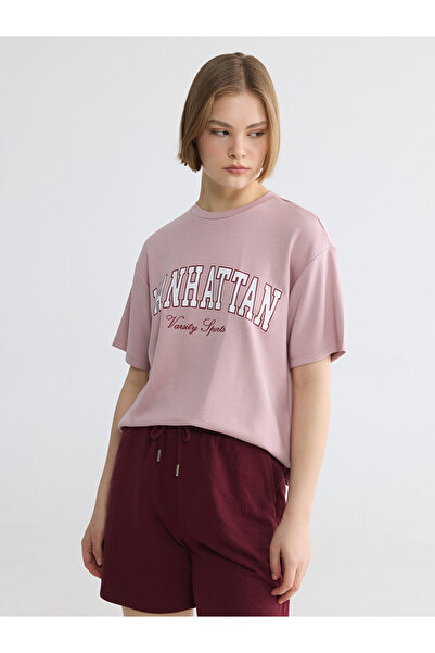 LC Waikiki Two Mt Shop Quality Manhattan Printed Soft Touch Women's T-Shirt