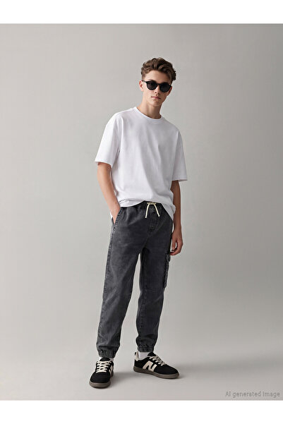 LC Waikiki Nevavm Farkıyla Jogger Fit Boys' Cargo Jean Pants