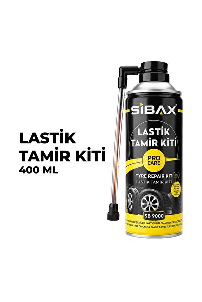 Sibax SB9000 Lastik Şişirme ve Onarma Tamir Kiti 400 ml