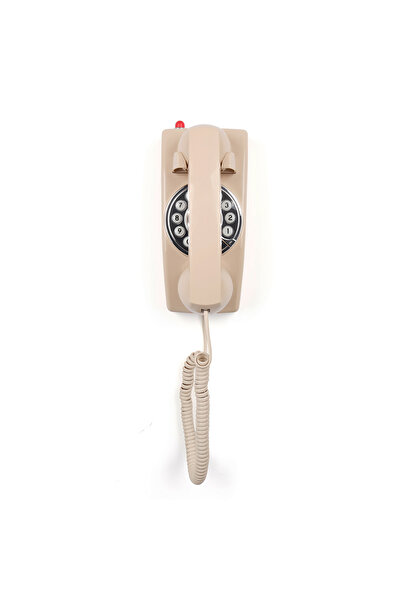 Choice Ivory Corded Vintage TRIMLINE Home Phone, Easy Wall-Mount Landline Pho...