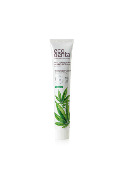 Ecodenta Pastă de dinți organică multifuncțională cu ulei de cânepă, Ecodenta...
