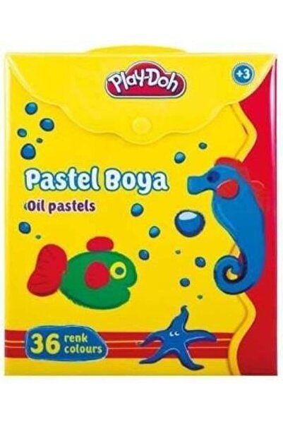 Ceren Kırtasiye Pastel Crayons - Play-Doh 36 Colors with Bag