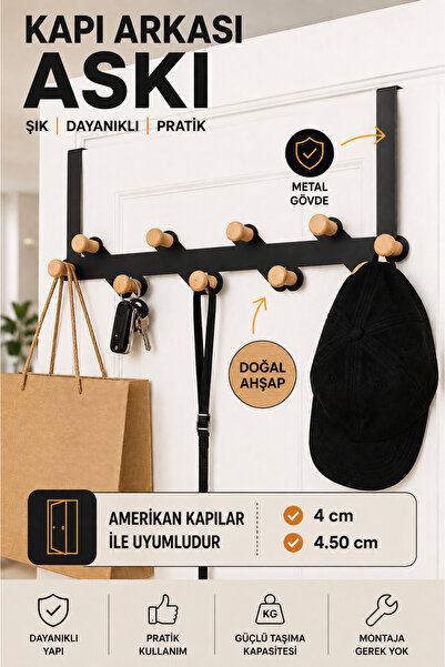 VENON Class Model Black 50 cm American Door Hanger Metal Body Decorative Clot...