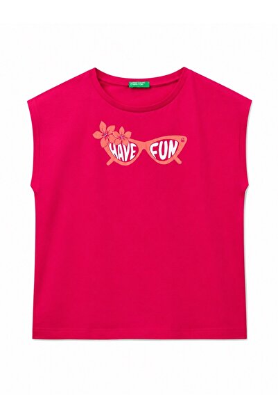 United Colors of Benetton Girls' 3Jerc10Pb Bnt-G T-Shirt Gkb0060