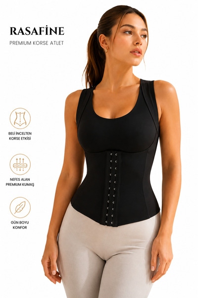 rasafine Women's Upright Posture Supportive Recovery Corset Bra with Pads and...