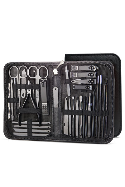 Choice 32pcs Black-Black 8/32pcs Manicure Set Professional Pedicure Kit Nail ...