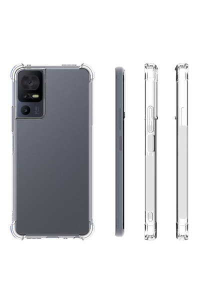 Choice جراب TCL 40 SE Silicon TCL 40 SE 4G، وسادة هوائية مقاومة للصدمات، وساد...