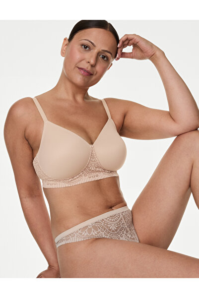 Marks & Spencer Body Soft:trade_mark: Dantel Detaylı Balensiz Pamuklu Ameliya...
