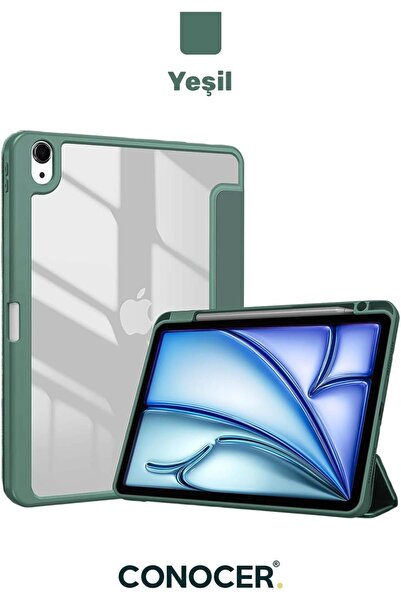 CONOCER iPad 11 A16 2025 10. Nesil 10.9 Tablet Kılıfı Kalem Bölmeli, Uyku Mod...