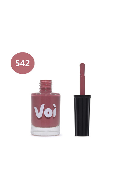 VOI Nail Polish No. 542-Muted rose red
