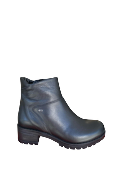 Castle Black Yldz-2683-1 Women's Genuine Leather Women's Boots Black